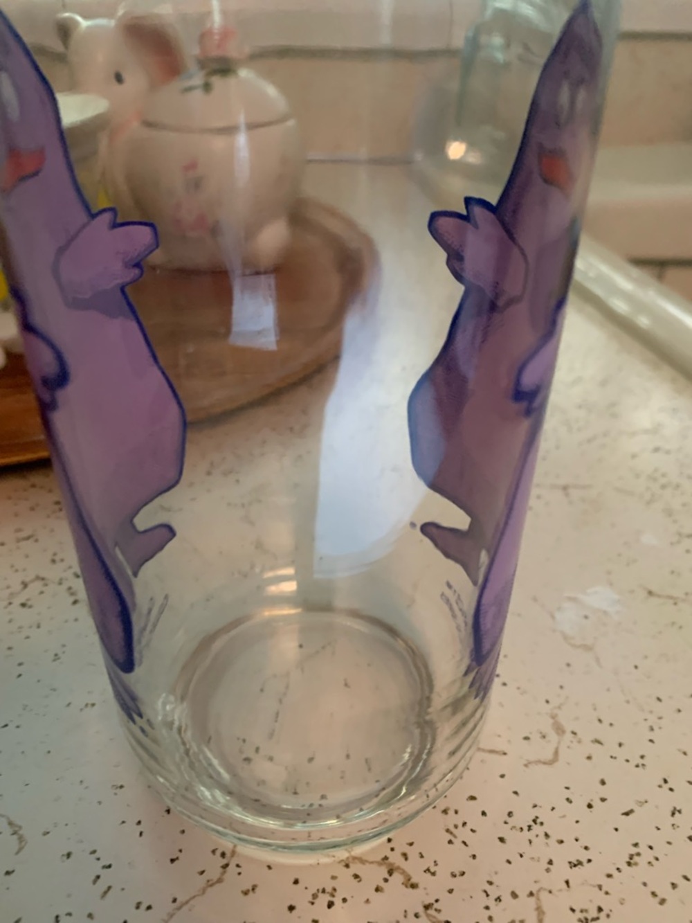 Grimace Collector Series Glass - Purple Character Glasswear - Picture 7 of 7